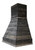 Castlewood - SY-WCSLRH-30-DG - Rustic Shiplap Chimney Hood W/O Chimney Extension - Dark Gray