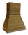 Castlewood - SY-WCSLRH-42-BR-D - Rustic Shiplap Chimney Hood W/ Removable Access Panel W/O Chimney Extension - Brown