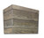 Castlewood - SY-WCSLRXS-30-LG - 15" High Trimable Rustic Shiplap Chimney Extension - Light Gray