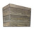 Castlewood - SY-WCSLRXS-36-DG - 15" High Trimable Rustic Shiplap Chimney Extension - Dark Gray