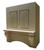 Castlewood - SY-WMDPC-3042-M - 30" Connoisseur Hood W/Plain Valance And Classic Corbels - 42" Height - Maple