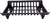 Dagan Industries - Black Cast Iron Grate With Ends - CI924