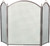 Dagan Industries - 3 Fold Arched Pewter Screen - 7383 - 34