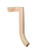 W.M. Coffman - Traditional Gooseneck - LH 2 Riser with Cap 135 Degree - Red Oak - 805275