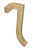 W.M. Coffman - Georgian LH Gooseneck - 2 Riser No Cap - Red Oak - 803672