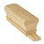 W.M. Coffman - Traditional Rail Solid Cap Plowed with Fillet - Red Oak - 801327