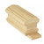 W.M. Coffman - Bristol Rail Solid Cap Plowed with Fillet - Red Oak - 802890