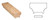 W.M. Coffman - Craftsman "T" Rail - Fingerjoint Plowed - Poplar - 805512