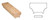 W.M. Coffman - Craftsman "T" Rail - Fingerjoint Plowed - Poplar - 805767