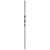 W.M. Coffman - Flat Black Single Ribbon Solid Iron Baluster - Flat Black - 800390