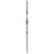 W.M. Coffman - Single Basket with Ribbons Hollow Iron Baluster - Oil Rubbed Copper - 802755