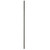 W.M. Coffman - Hammered Plain Gothic Solid Iron Baluster - Flat Black - 800603