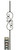 W.M. Coffman - Small Scroll Hollow Iron Baluster - Oil Rubbed Bronze - 802652