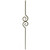 W.M. Coffman - Spiral Hollow Iron Scroll Baluster - Antique Bronze - 800542