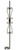 W.M. Coffman - Wide Heart Scroll Stair Hollow Iron Baluster - Flat Black - 801562
