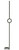 W.M. Coffman - Flat Black Single Ring Designer Hollow Iron Baluster - Flat Black - 801563