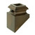 W.M. Coffman - Pitched Hollow Iron Shoe with Set Screw - Oil Rubbed Bronze - 801025