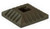 W.M. Coffman - Flat Black Square Scalloped Shoe - Flat Black - 802709