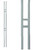 W.M. Coffman - Skinny Square Panel Iron Baluster - Ash Gray - 803929
