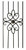 W.M. Coffman - Stain Black Five-Legged Solid Iron Baluster Decorative Panels - Flat Black - 800578
