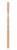 Hampton Square Top Plain Baluster w/ Long Base Red Oak 5005-RO-36-LB