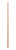 Contemporary Taper Top "Pool Cue" Plain Baluster Red Oak 5040-RO-41