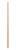 Contemporary Taper Top "Pool Cue" Plain Baluster Hard Maple 5040-HM-36