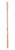 Traditional Square Top Plain Baluster Brazilian Cherry 5067-BC-36