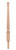Traditional Plain Volute Newel Post w/ Pin Hard Maple 4011-HM