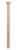 Traditional Plain Box Newel with Flat Cap Red Oak 4077-P-RO