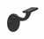 Traditional Wall Rail Bracket Satin Black 3016
