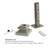 House of Forgings - 16.3.14 Iron Newel Mounting Kit for 1-3/16" Round Newels - Ash Grey
