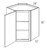 JSI Craftsman Amesbury Mist Recessed Kitchen Cabinet WDC2430-AMR