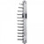 Hardware Resources - Screw Mounted Tie/Scarf Rack. - Polished Chrome - 357T-PC