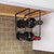 Hardware Resources - Brushed Oil Rubbed Bronze Under Cabinet Wine Bottle Rack - Brushed Oil Rubbed Bronze - WBH-DBAC-R