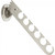 Hardware Resources - Satin Nickel Adjustable Laundry Valet. - Satin Nickel - 276LV-SN