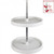 Hardware Resources - 24" Diameter Round Plastic Lazy Susan Set with Twist and Lock Adjustable Pole. - PLSR224