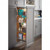 Hardware Resources - 15" Chrome Wire Pantry Pullout with Heavy Duty Soft-close Slides. - CPPO1563SC