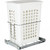 Hardware Resources - Plastic  Pullout Hamper with Lid. - HP-BM1424WPC