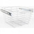 Hardware Resources - Closet Pullout Basket 16"D x 17"W x 11"H. - Chrome - POB1-161711CH