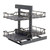 Hardware Resources - STORAGE WITH STYLE® Black Nickel 18" Full-Height Blind Corner Organizer - SWS-BCFH18BN