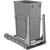 Hardware Resources - Wire Single 35qt Trashcan Pullout with Soft-close Slides - WC-EMBM-S35G