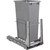 Hardware Resources - Wire Single 50qt Trashcan Pullout with Soft-close Slides - WC-EMBM-S50G