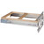 Hardware Resources - Double White 35 Quart Top-Mount Trashcan Pullout for 15" Opening - CAN-TMD1535W-K