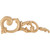 Hardware Resources - ONL-06-RCH - Half Onlay, Right Side - Cherry