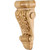 Hardware Resources - CORK-1ALD - Low Profile, Small Alder Corbel with Acanthus Detail - Alder