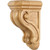 Hardware Resources - CORQ-1ALD - Rounded Traditional Alder Corbel - Alder
