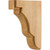 Hardware Resources - CORSQ-1CH - Square Edge Bar Bracket - Cherry