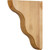Hardware Resources - CORSM-2CH - Smooth Contour Bar Bracket - Cherry