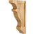 Hardware Resources - CORW-1CH - Transitional Contour Corbel - Cherry